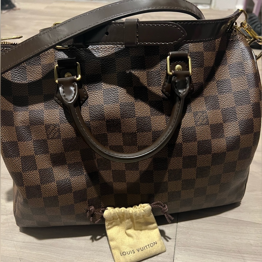 COPY - Louis Vuitton Damier Ebene Speedy Bandouliere 30 Satchel 2015